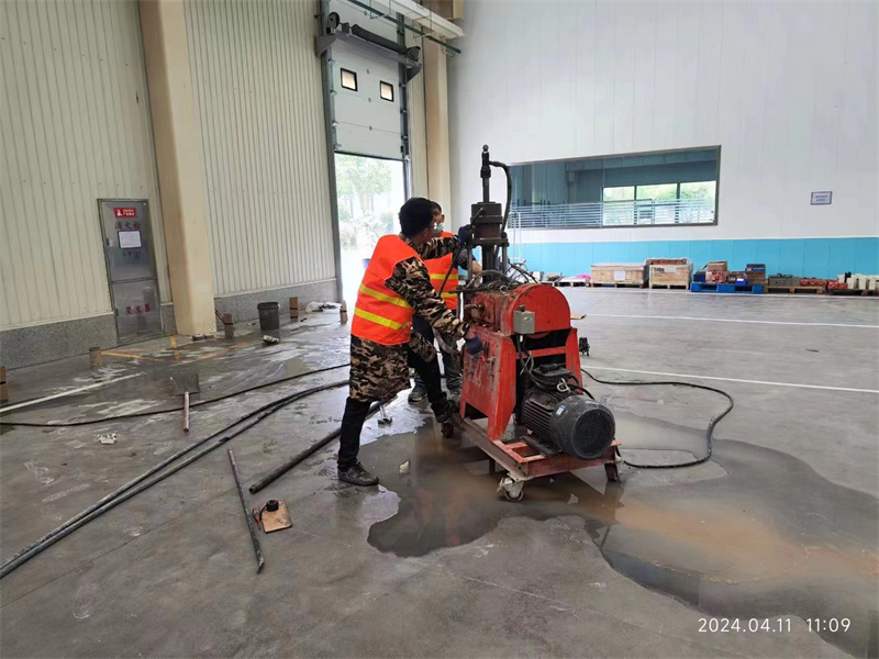 潮南厂房地面下沉塌陷注浆加固施工